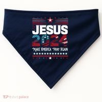 Jesus 2024 Make America Pray Again USA-Made Doggie Bandana thumb 0