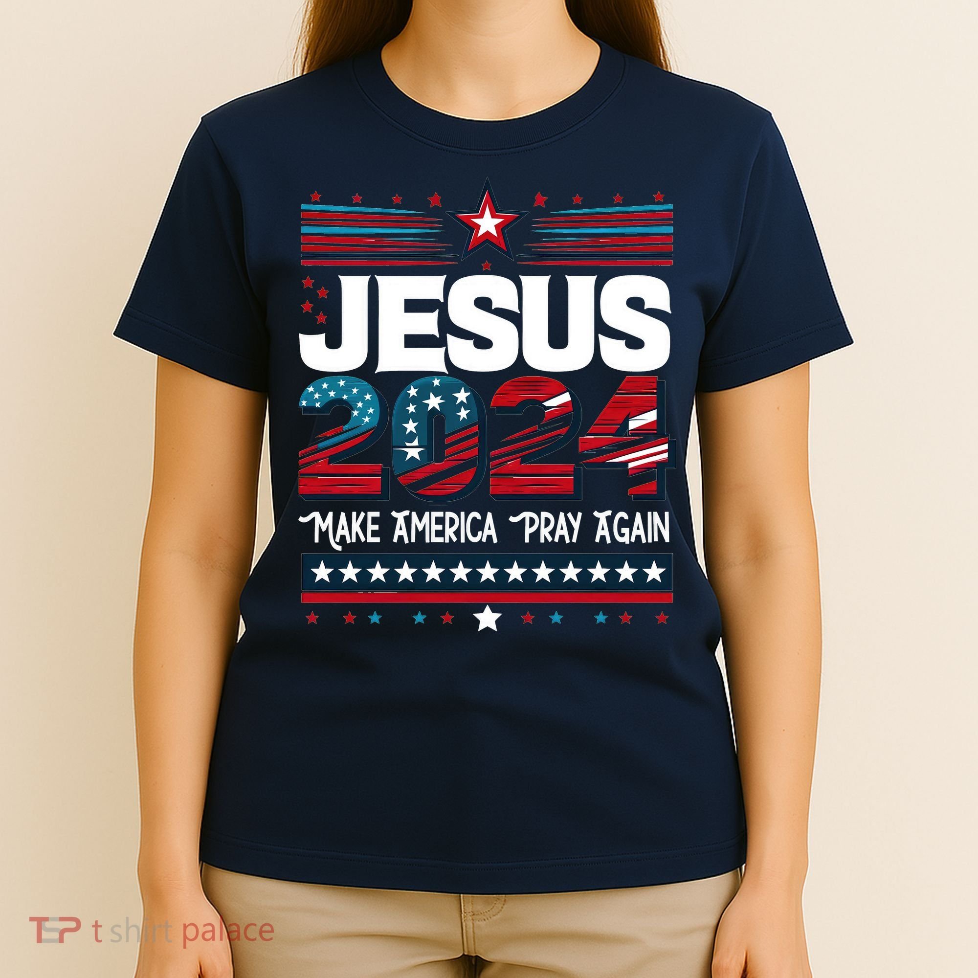 Jesus 2024 Make America Pray Again T-Shirt