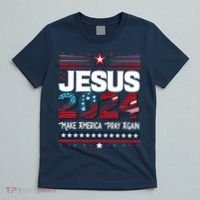 Jesus 2024 Make America Pray Again T-Shirt thumb 5