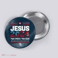 Jesus 2024 Make America Pray Again Button thumb 0
