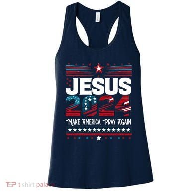Jesus 2024 Make America Pray Again Women's Tank Top