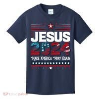 Jesus 2024 Make America Pray Again Kids T-Shirt thumb 0