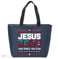 Jesus 2024 Make America Pray Again Tote Bag thumb 0