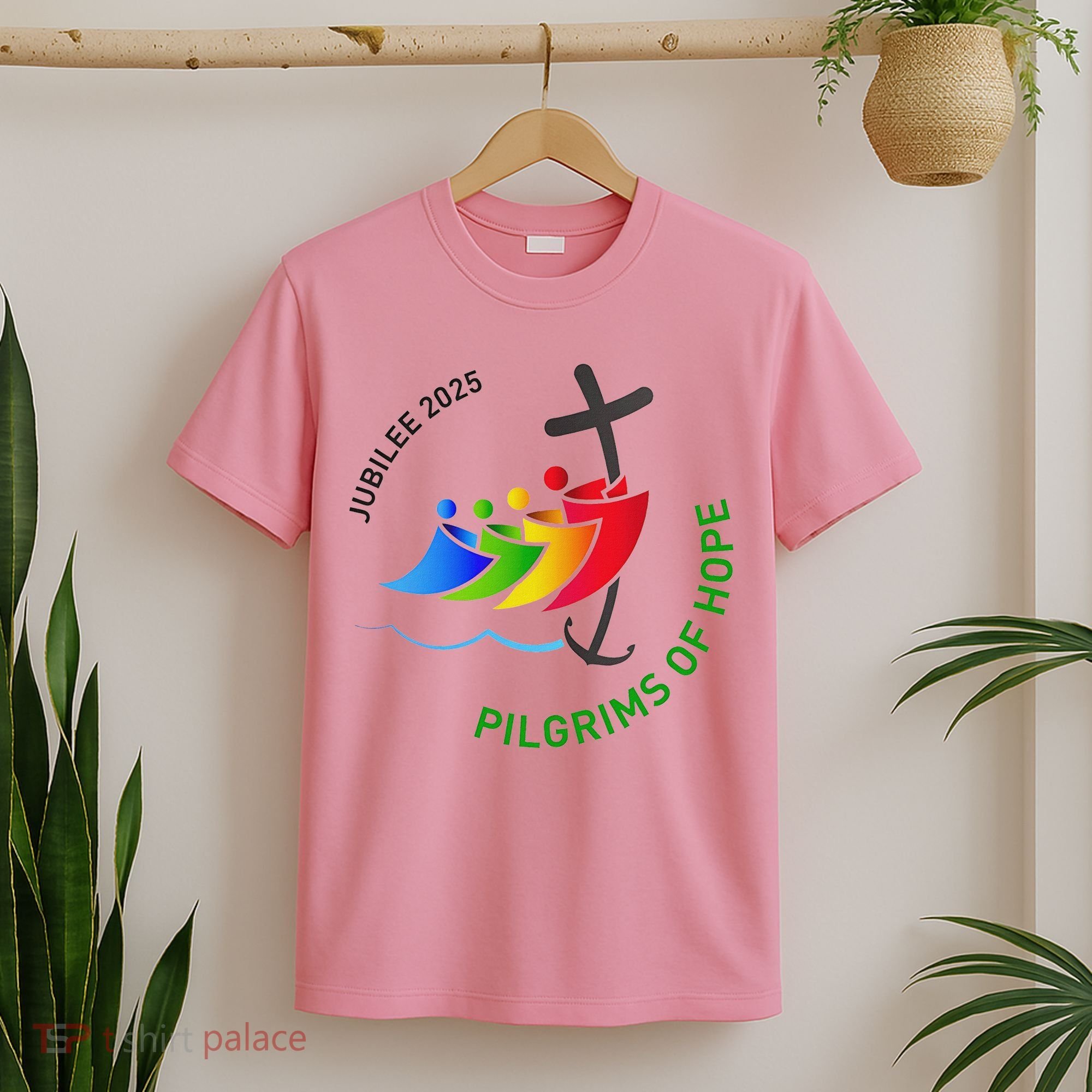 Jubilee 2025 Pilgrims Of Hope For Faith Journey  T-Shirt