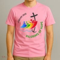 Jubilee 2025 Pilgrims Of Hope For Faith Journey  T-Shirt thumb 3
