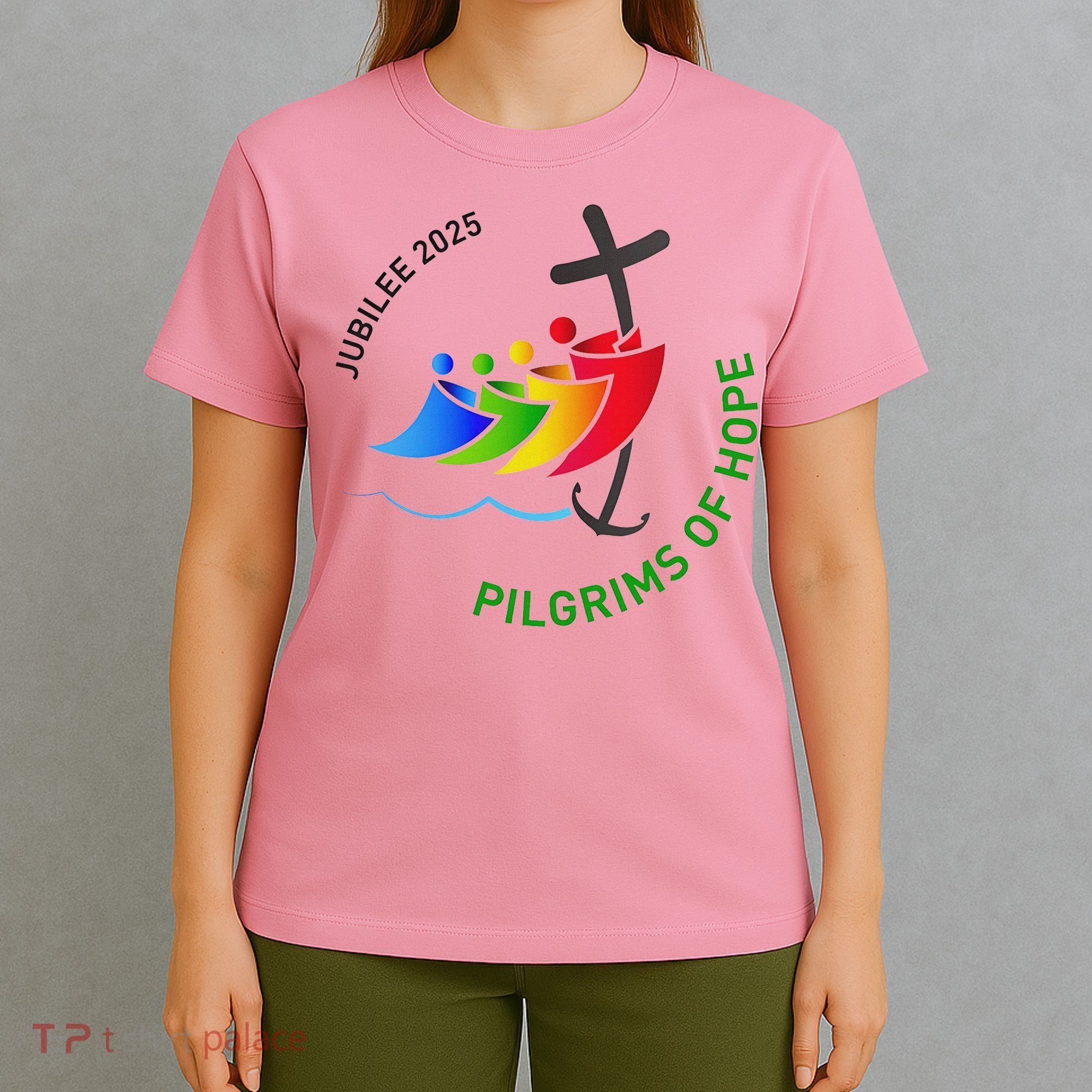 Jubilee 2025 Pilgrims Of Hope For Faith Journey  T-Shirt