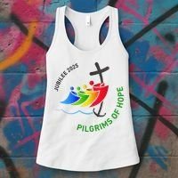 Jubilee 2025 Pilgrims Of Hope For Faith Journey  Women's Tank Top thumb 3