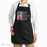 Jesus 2024 Vote Make America Godly Again Pray Again Apron thumb 2