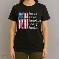 Jesus 2024 Vote Make America Godly Again Pray Again T-Shirt thumb 4