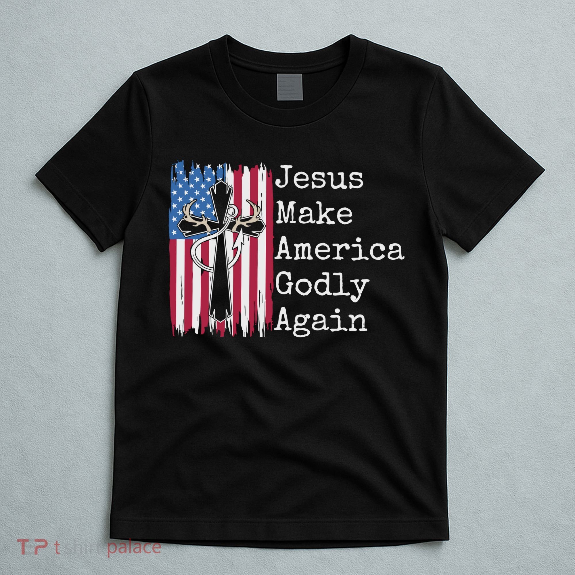 Jesus 2024 Vote Make America Godly Again Pray Again T-Shirt
