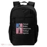 Jesus 2024 Vote Make America Godly Again Pray Again Backpack thumb 0