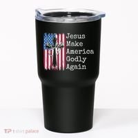 Jesus 2024 Vote Make America Godly Again Pray Again Tumbler thumb 0