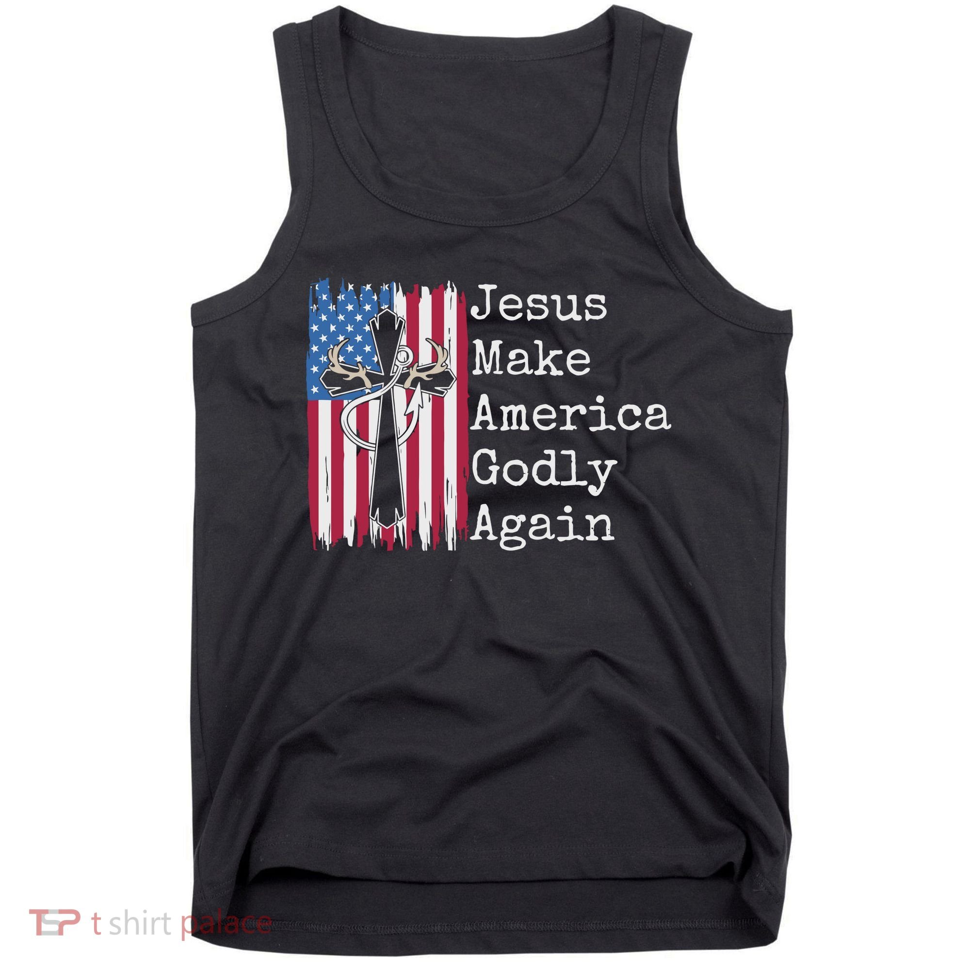 Jesus 2024 Vote Make America Godly Again Pray Again Tank Top