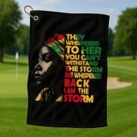 Juneteenth 2024 Women Celebrate Black Freedom Golf Towel thumb 1