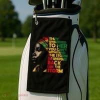 Juneteenth 2024 Women Celebrate Black Freedom Golf Towel thumb 2