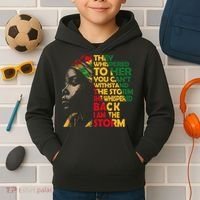 Juneteenth 2024 Women Celebrate Black Freedom Kids Hoodie thumb 2