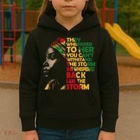 Juneteenth 2024 Women Celebrate Black Freedom Kids Hoodie thumb 3