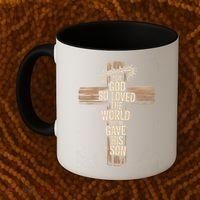 John 3:16 Christian For God So Loved The World Coffee Mug thumb 2