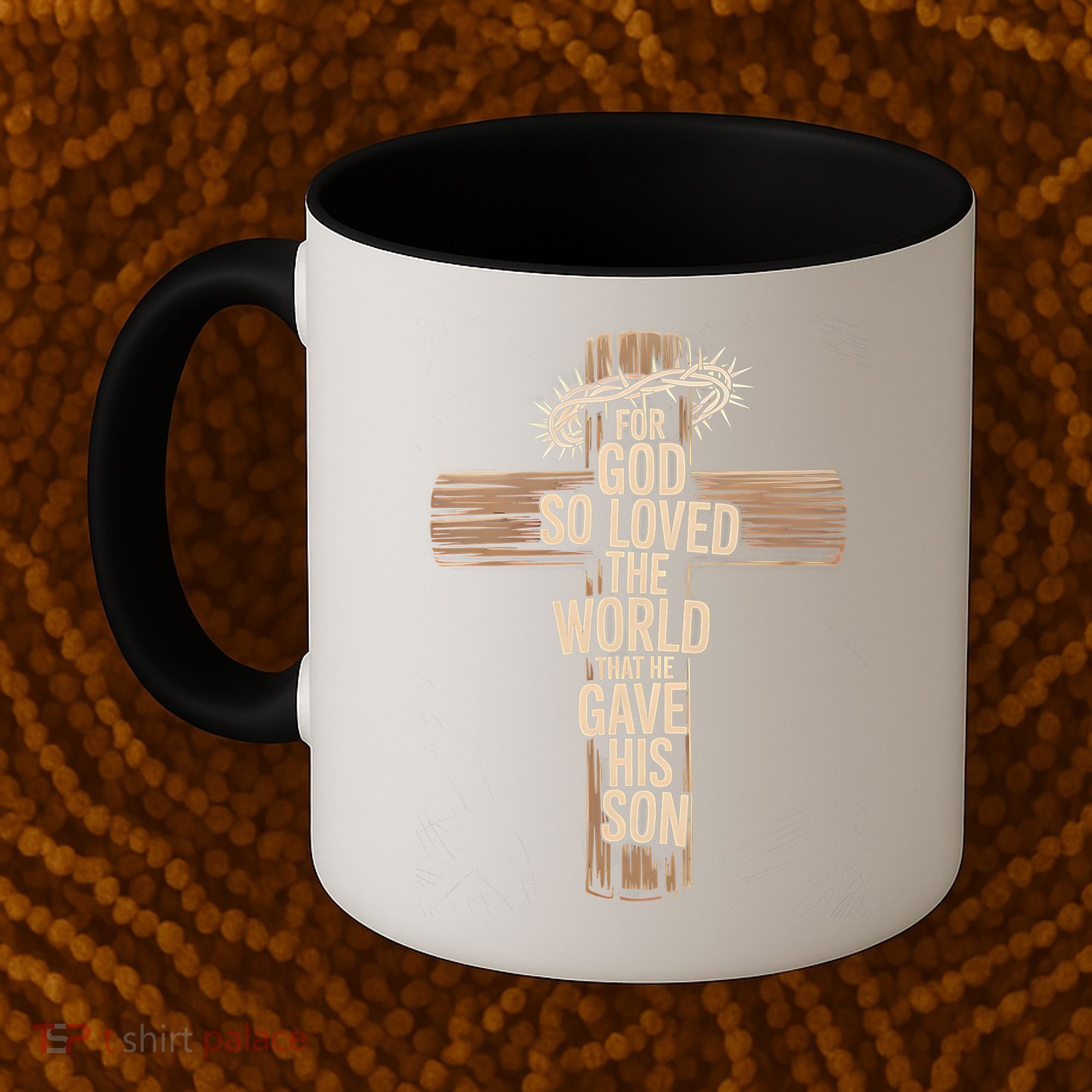 John 3:16 Christian For God So Loved The World Coffee Mug