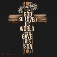 John 3:16 Christian For God So Loved The World Mousepad thumb 1