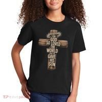 John 3:16 Christian For God So Loved The World Kids T-Shirt thumb 2