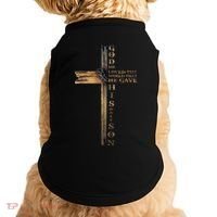 John 316 Christian Cross Bible Doggie Tank thumb 0