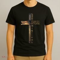 John 316 Christian Cross Bible T-Shirt thumb 3