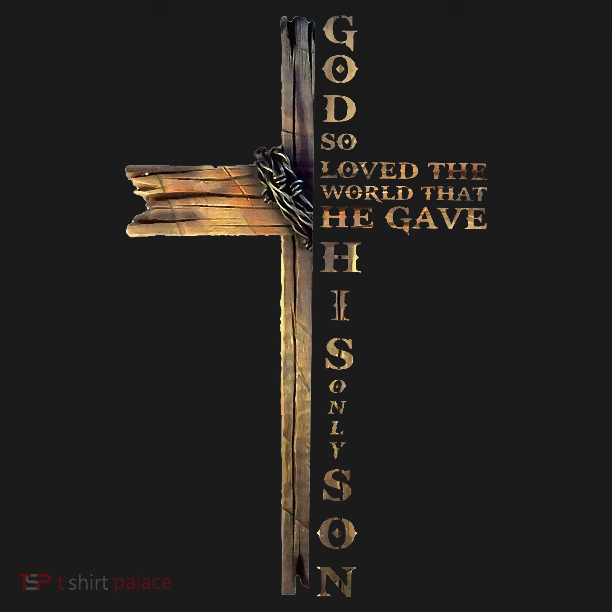 John 316 Christian Cross Bible T-Shirt