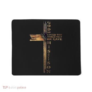 John 316 Christian Cross Bible Mousepad