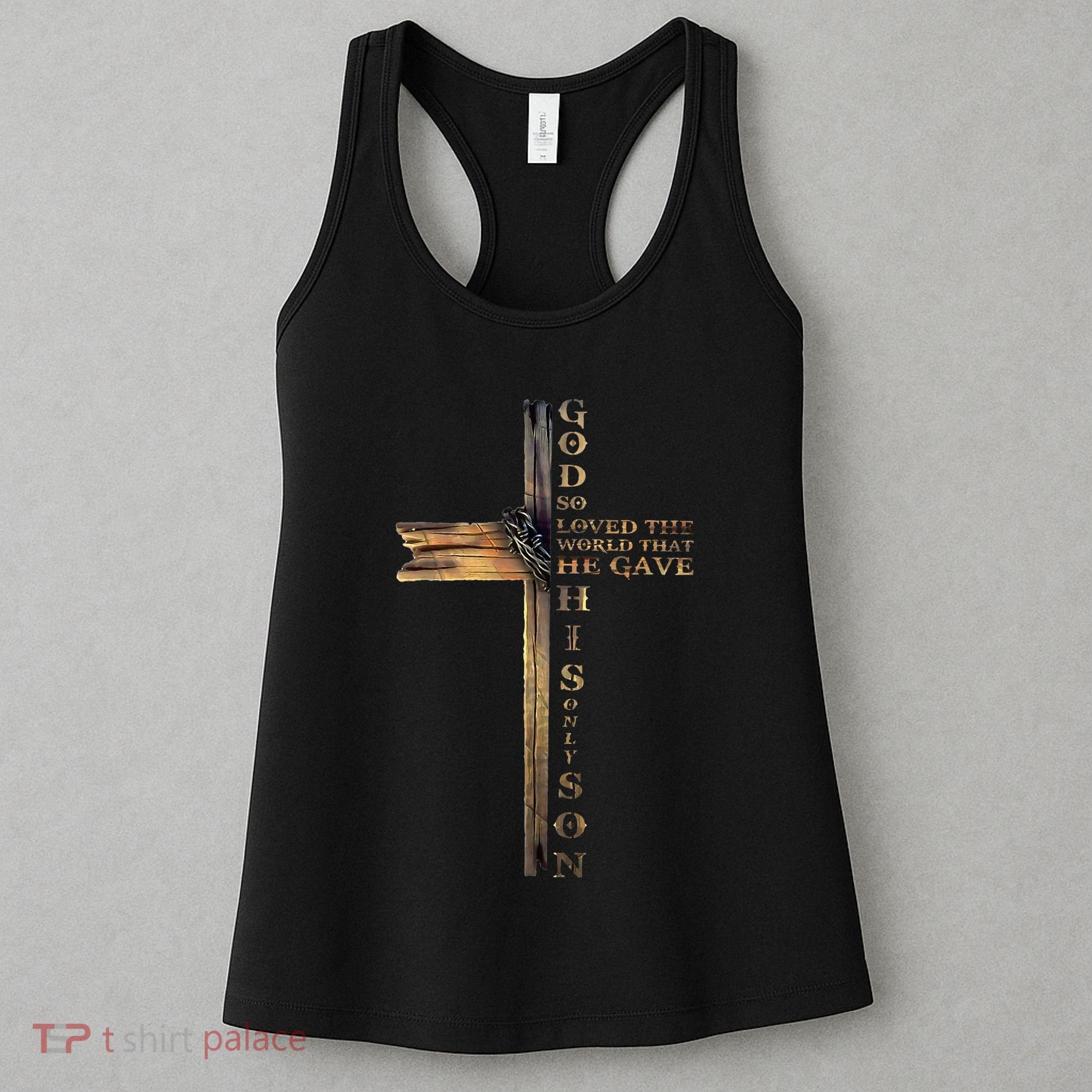 John 316 Christian Cross Bible Women's Tank Top