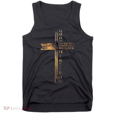 John 316 Christian Cross Bible Tank Top