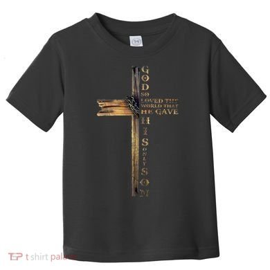 John 316 Christian Cross Bible Toddler T-Shirt