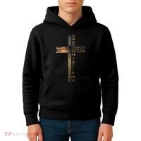 John 316 Christian Cross Bible Kids Hoodie thumb 4