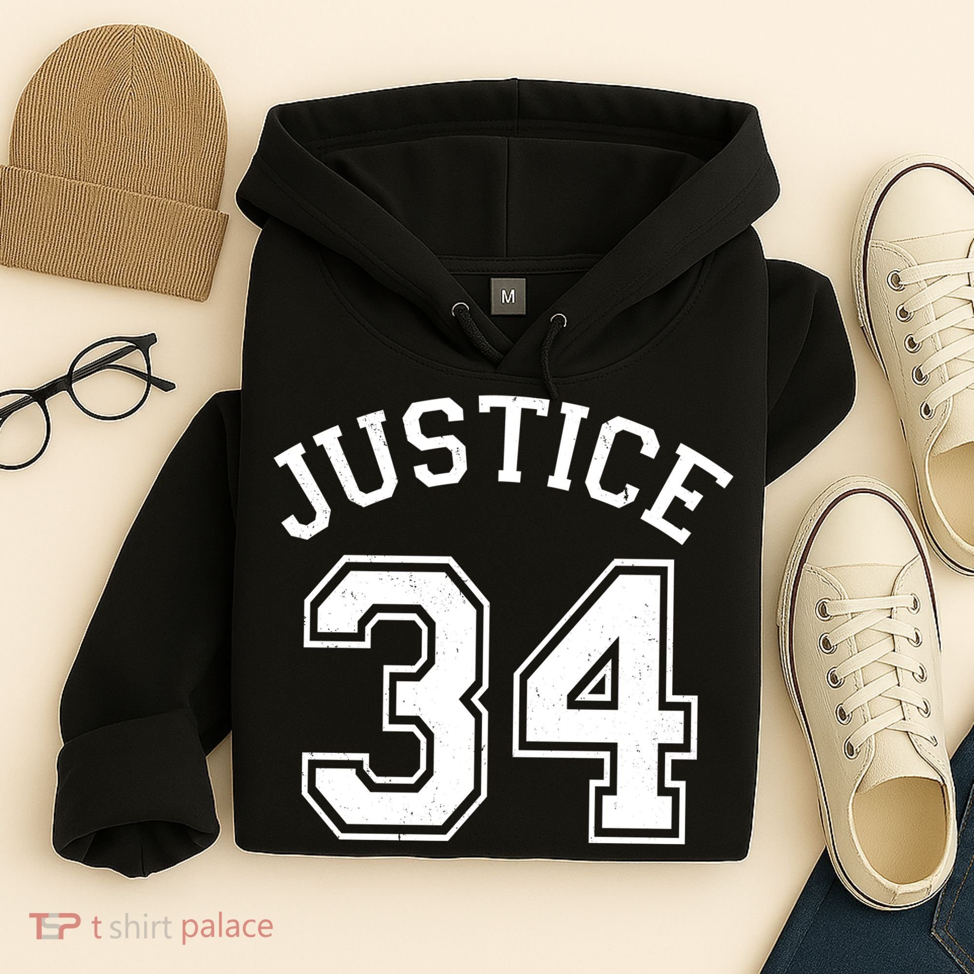 Justice 34 Counts Conviction Trump Hoodie