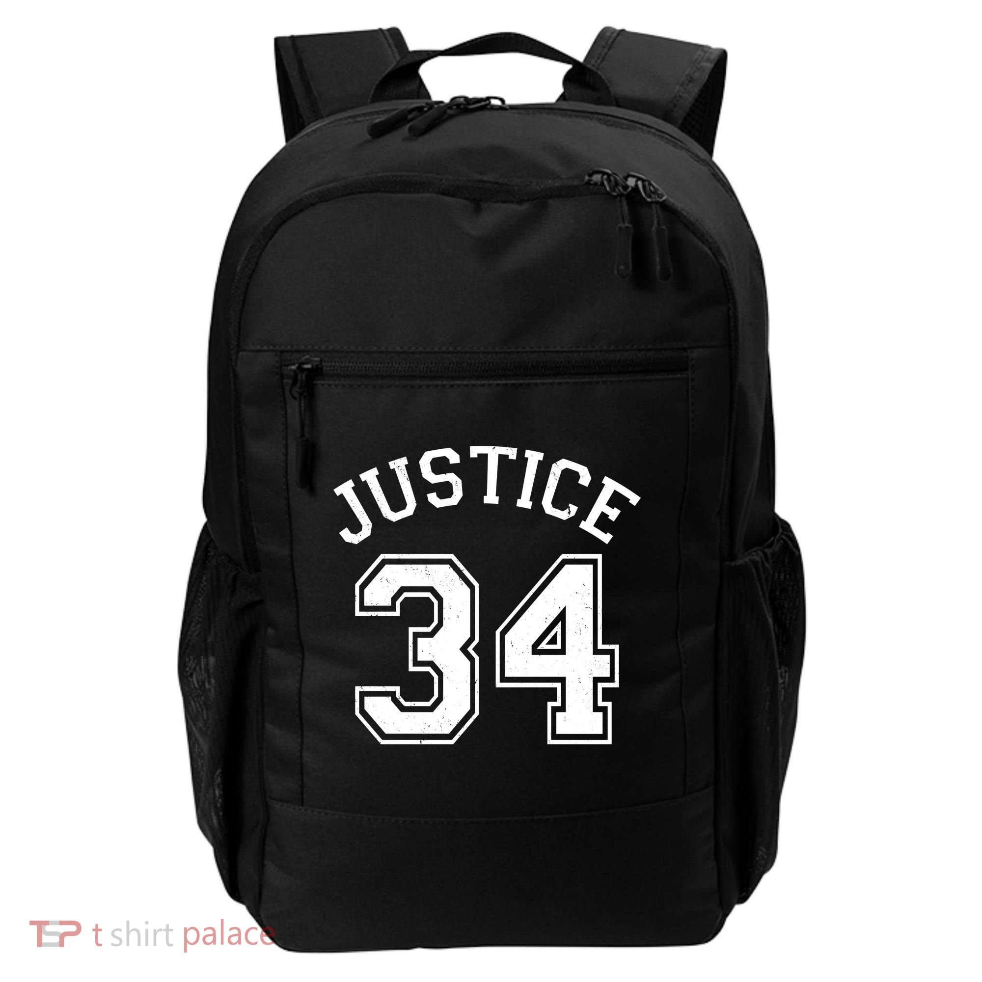 Justice 34 Counts Conviction Trump Backpack