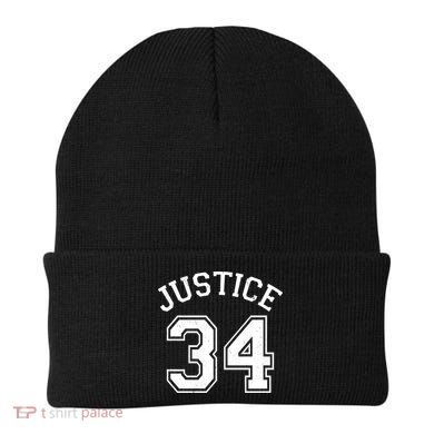 Justice 34 Counts Conviction Trump Beanie