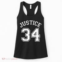 Justice 34 Counts Conviction Trump Women's Tank Top thumb 0