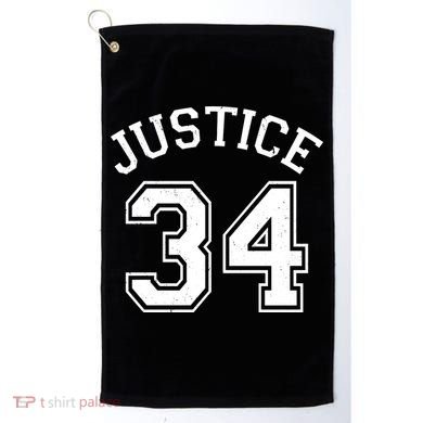 Justice 34 Counts Conviction Trump Golf Towel