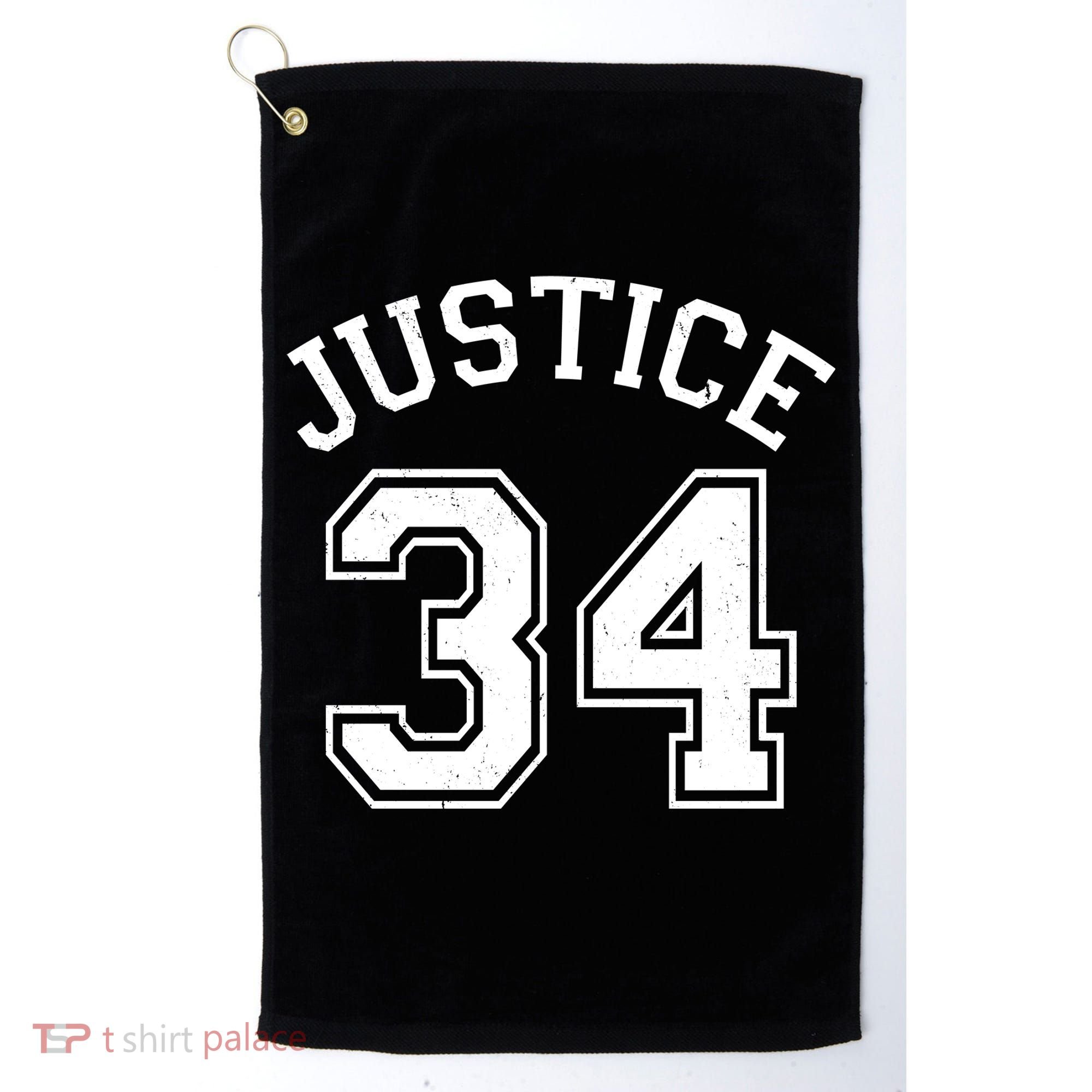 Justice 34 Counts Conviction Trump Golf Towel