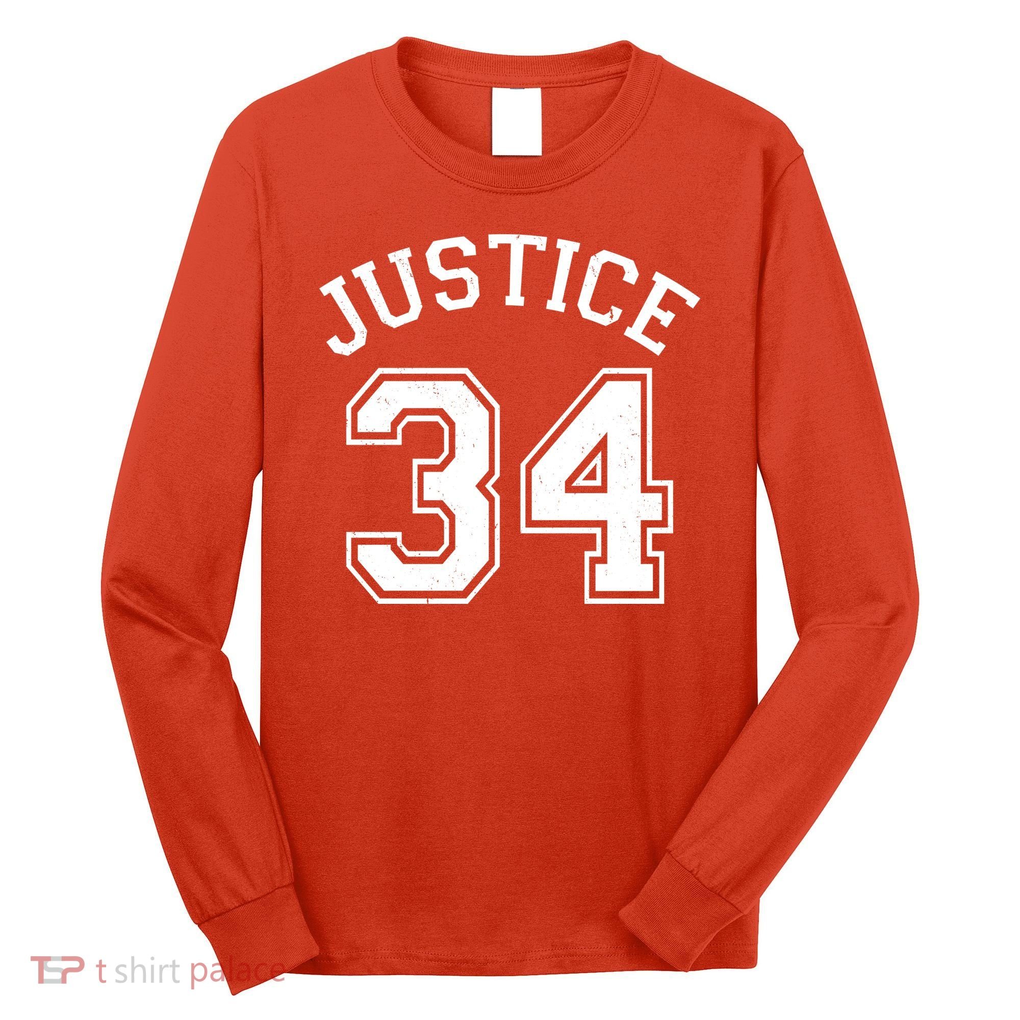 Justice 34 Counts Conviction Trump Long Sleeve Shirt