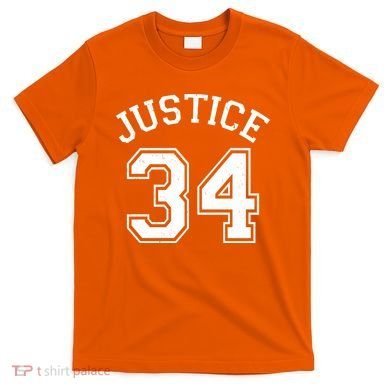 Justice 34 Counts Conviction Trump T-Shirt
