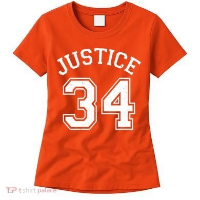 Justice 34 Counts Conviction Trump Women's T-Shirt