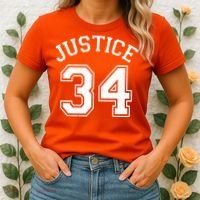 Justice 34 Counts Conviction Trump Women's T-Shirt thumb 2