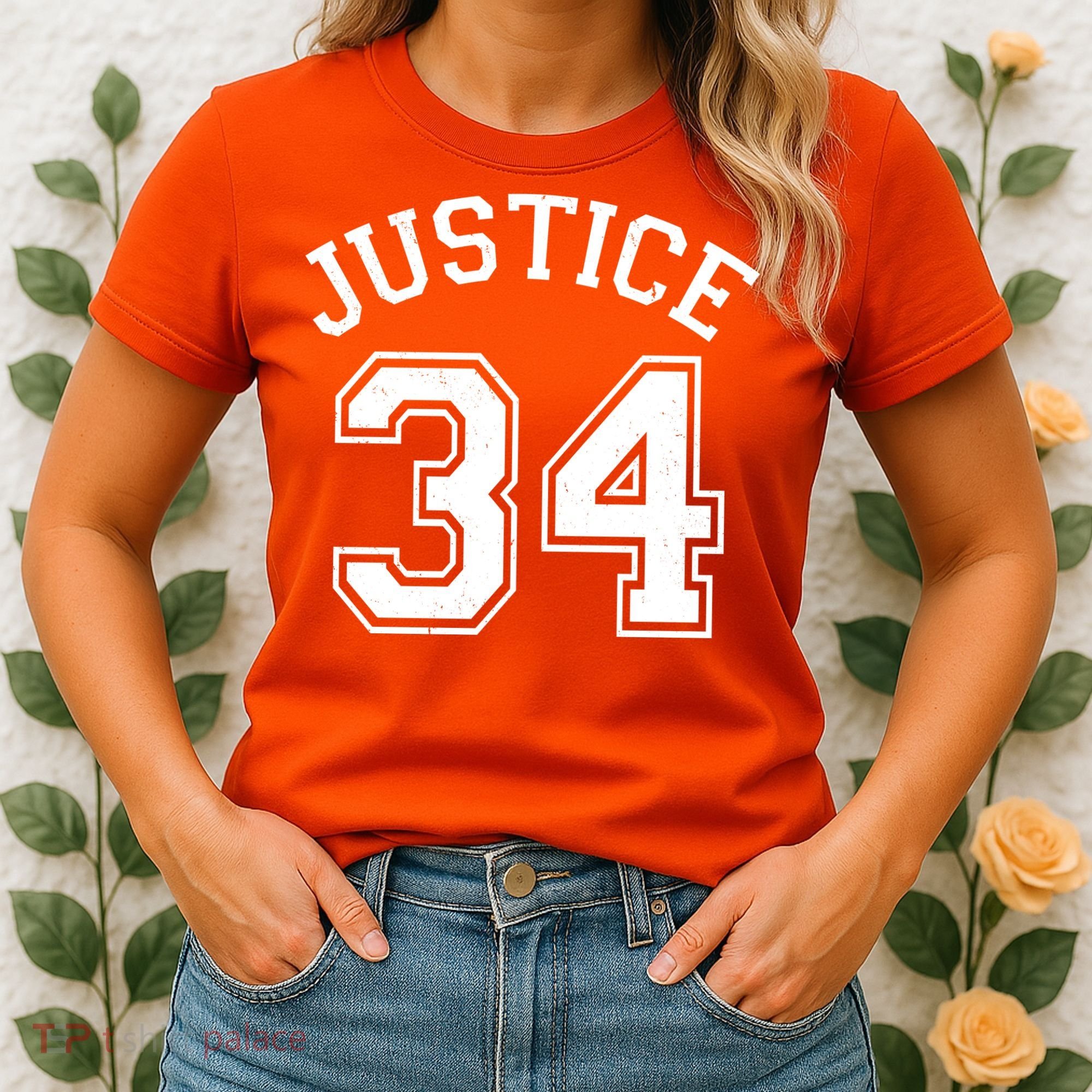 Justice 34 Counts Conviction Trump Women's T-Shirt