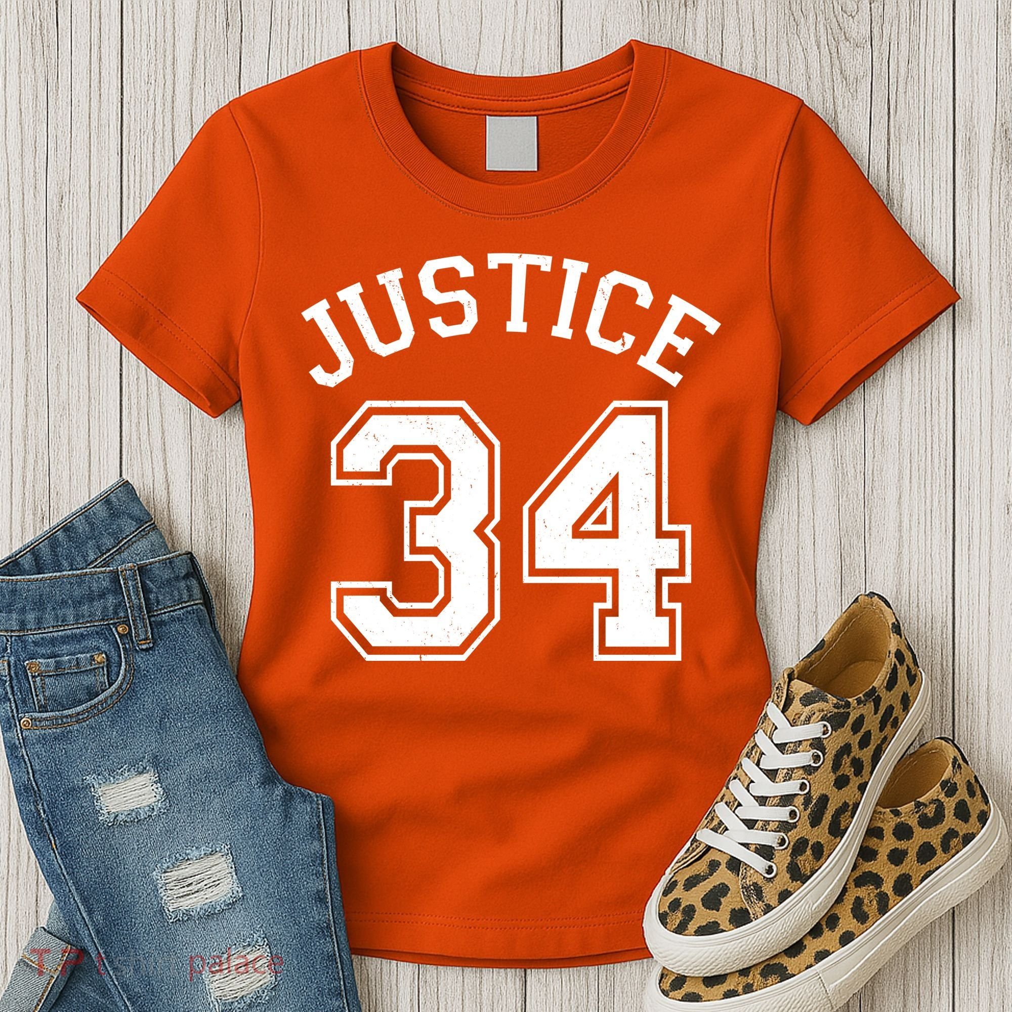 Justice 34 Counts Conviction Trump Women's T-Shirt