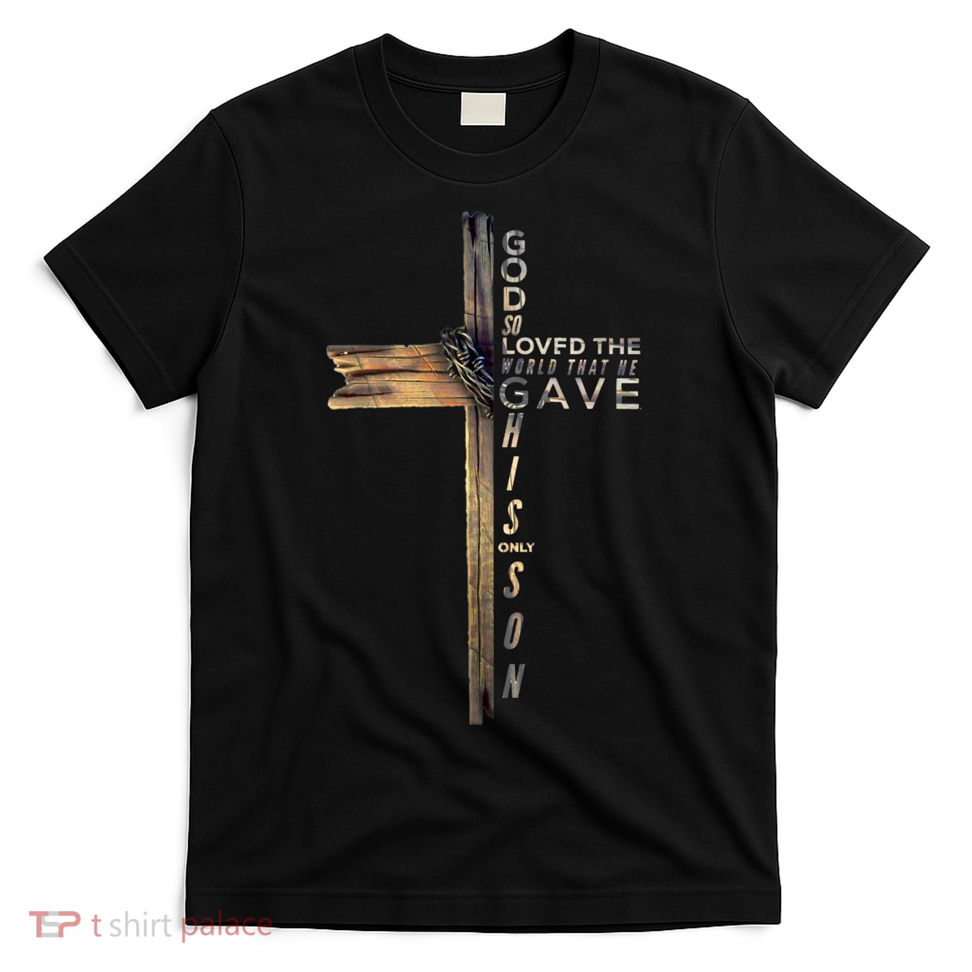 John 3:16 Christian Cross Bible T-Shirt