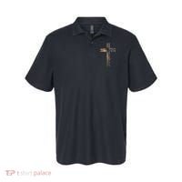 John 3:16 Christian Cross Bible Polo thumb 0