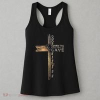 John 3:16 Christian Cross Bible Women's Tank Top thumb 3