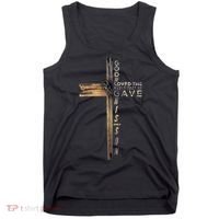 John 3:16 Christian Cross Bible Tank Top thumb 0