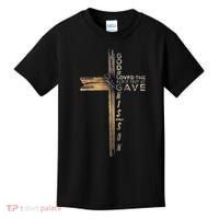 John 3:16 Christian Cross Bible Kids T-Shirt thumb 0